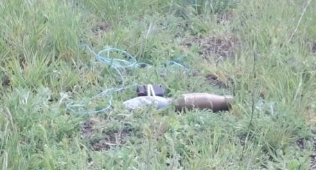 в Малокаховке саперы обезвредили найденный в огороде боеприпас