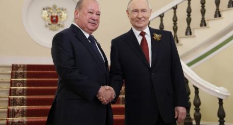 Верховный правитель Малайзии Ибрагим и Президент России Владимир Путин