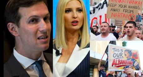 В Албании не стихают протесты против «острова Трампа» – элитного курорта, который строит на южноалбанском острове Сазани корпорация зятя президента США Джареда Кушнера и его дочери Иванки.