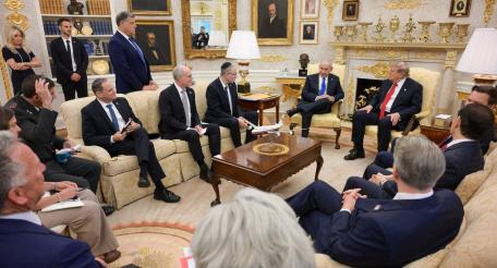 Переговоры Биньямина Нетаньяху и Дональда Трампа в Белом доме 