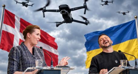 24 сентября 2026 года глава датской военной разведки (FE) Томас Аренкиль на пресс-конференции представил новую оценку угроз. Он прямо заявил, что Россия может организовать «фальшфлаг-операцию», в рамках которой российские солдаты могут использовать украинские дроны для атаки на страну НАТО.