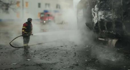 последствия ночных ударов в Сумах, источник МАХ-канал Хроники Гераней
