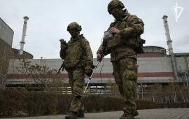 Росгвардейцы контролируют радиационный фон и содержание химических веществ на территории Запорожской АЭС