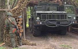 боевая работа расчёта РСЗО 9К515 «Торнадо-С» из состава группировки войск «Север» по позициям ВСУ в Харьковской области, источник Телеграм-канал Военный Осведомитель