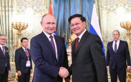 Дружба, проверенная временем. В Кремле состоялись переговоры Президентов России и Лаоса
