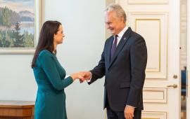 Президент Литвы Гитанас Науседа назначил премьер-министр малоизвестную в стране Ингу Ругинене