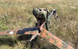 Кадры работы расчёта беспилотников Zala 238-й гв. АБр 8-й гв. ОА в составе ГрВ «Центр» на Покровском направлении в ДНР, источник Телеграм-канал Сводки ополчения Новороссии Z.O.V. 