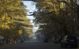 на фото – те самые антидроновые сети в Херсоне, о которых все говорят. Несмотря на то, что весь город ими обвешан, наши дроны продолжают выполнять там задачи без проблем, источник Телеграм-канал Херсон ЗХ