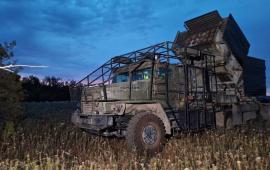 тяжёлая огнемётная система ТОС-2 «Тосочка» группировки войск «Центр», источник Телеграм-канал Военный Осведомитель