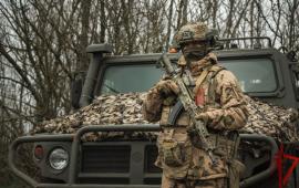 в Херсонской области росгвардейцы обнаружили схрон с вооружением производства стран НАТО, источник Телеграм-канал Росгвардия