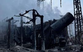 Одесская область – подстанция, уничтоженная накануне в ходе ночного удара. По цели отработали сразу несколько «Гераней», источник Телеграм-канал Военкор Котенок