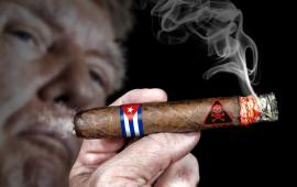 Дональд Трамп, покуривая кубинскую сигару, усиливает блокаду Кубы