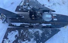 обнаруженный противником дрон «Гербера» в варианте носителя FPV-дрона, источник Телеграм-канал Военный Осведомитель