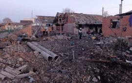 последствия удара Герани в Золочеве Харьковской области, источник сообщество Хроники Гераней в мессенджере МАХ