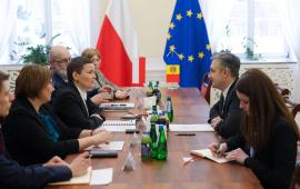 Молдавский министр культуры Кристиан Жардан и министр культуры и национального наследия Польши Марта Ценковская провели переговоры в Варшаве 27 января. 