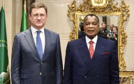 17 апреля Александр Новак встретился с президентом Республики Дени Сассу-Нгессо. В рамках встречи стороны обсудили перспективы двустороннего взаимодействия по широкому кругу вопросов