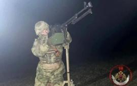 росгвардейцы сорвали ночную атаку вражеских беспилотников на объекты гражданской инфраструктуры в ЛНР, источник МАХ-канал Росгвардия