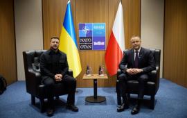 Президенты Украины и Польши Зеленский и Навроцкий