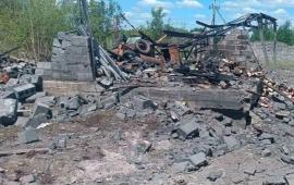 Последствия ударов УМПК на Донбассе, источник МАХ-канал Хроники Гераней