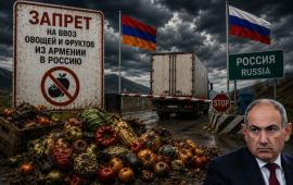 Ввоз сельскохозяйственной продукции из Армении в Россию ограничен