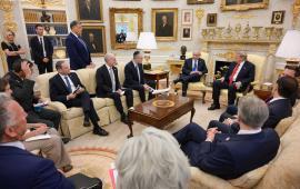 Переговоры Биньямина Нетаньяху и Дональда Трампа в Белом доме 
