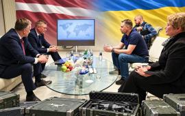 Глава Офиса президента Украины Кирилл Буданов (внесён в список террористов) посетил Латвию. Официальный повод – участие в «Рижской конференции».