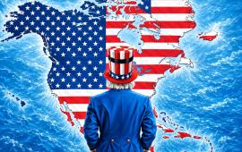 Дональд Трамп раскрашивает карты Америки и всего мира