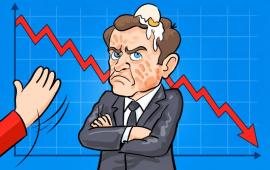 Рейтинг доверия Макрона во Франции снизился до рекордно низкого уровня